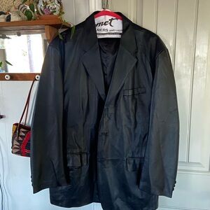 J Ferrar Men's Leather jacket